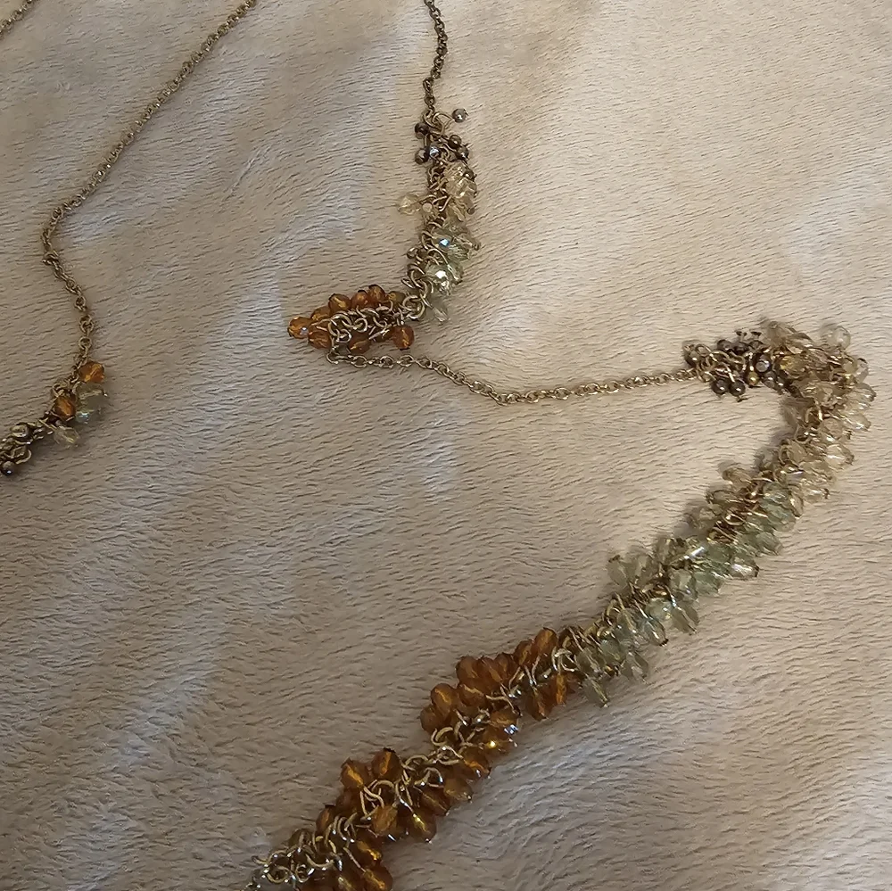 2 Coldwater Creek Ombre Beaded Necklaces